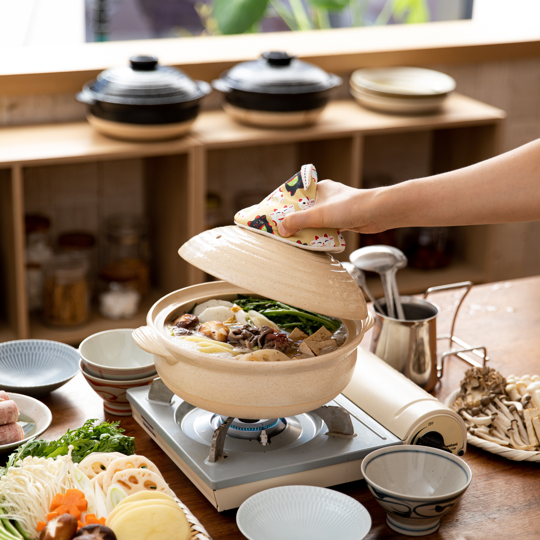 Shimoyama Burnt Clay Pot