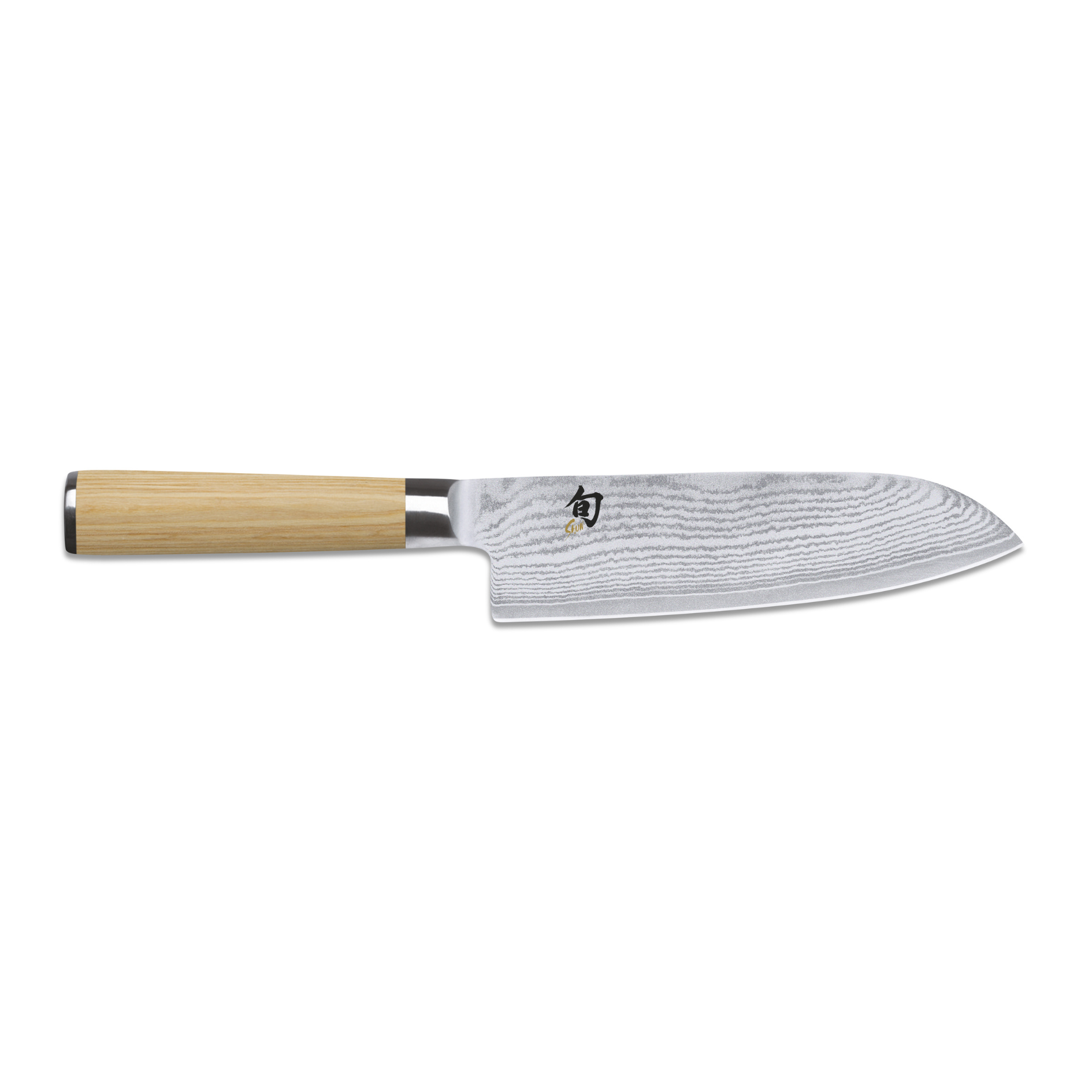 SHUN Classic Santoku Knife (White) - 18cm