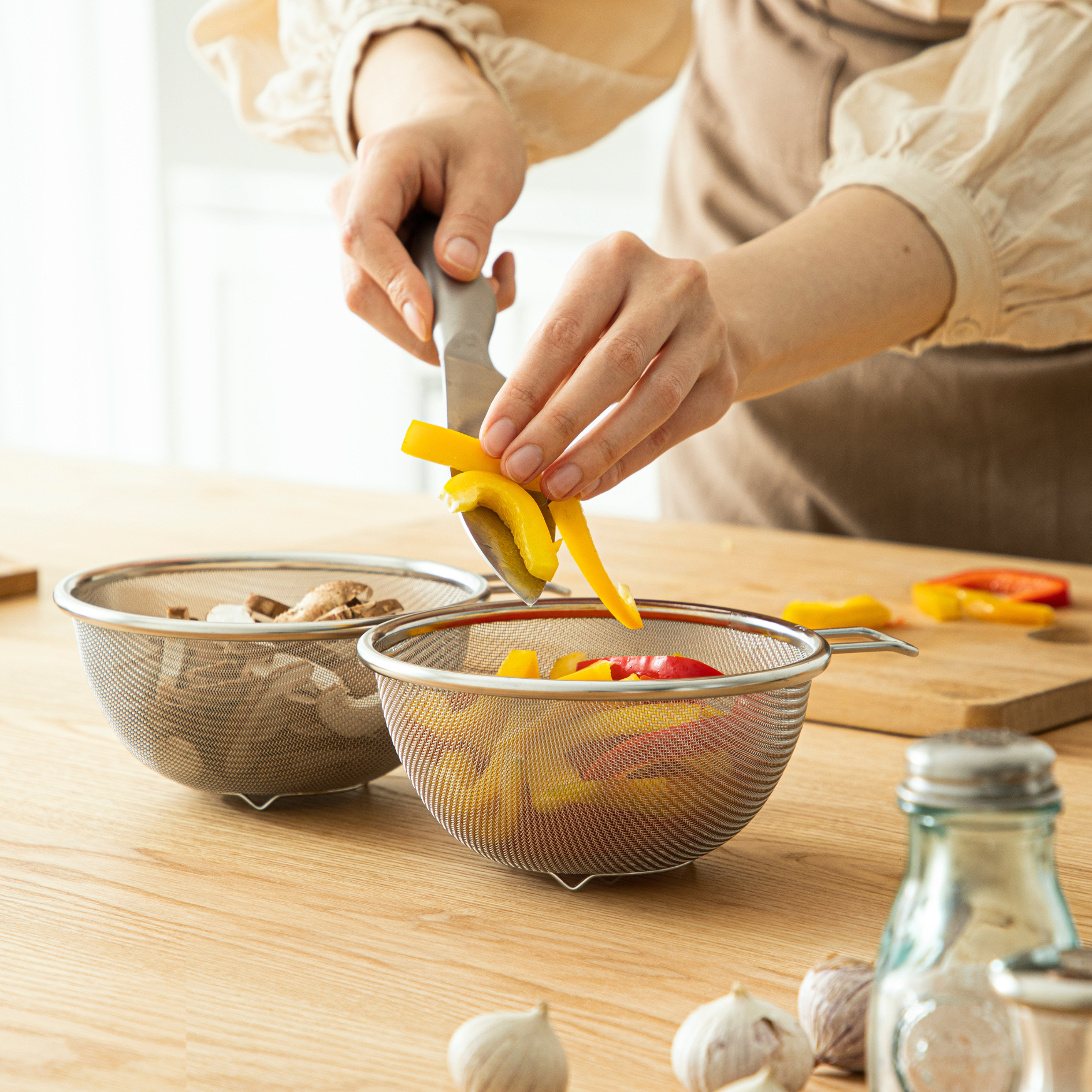 SHIMOYAMA Mesh Sieve with handle