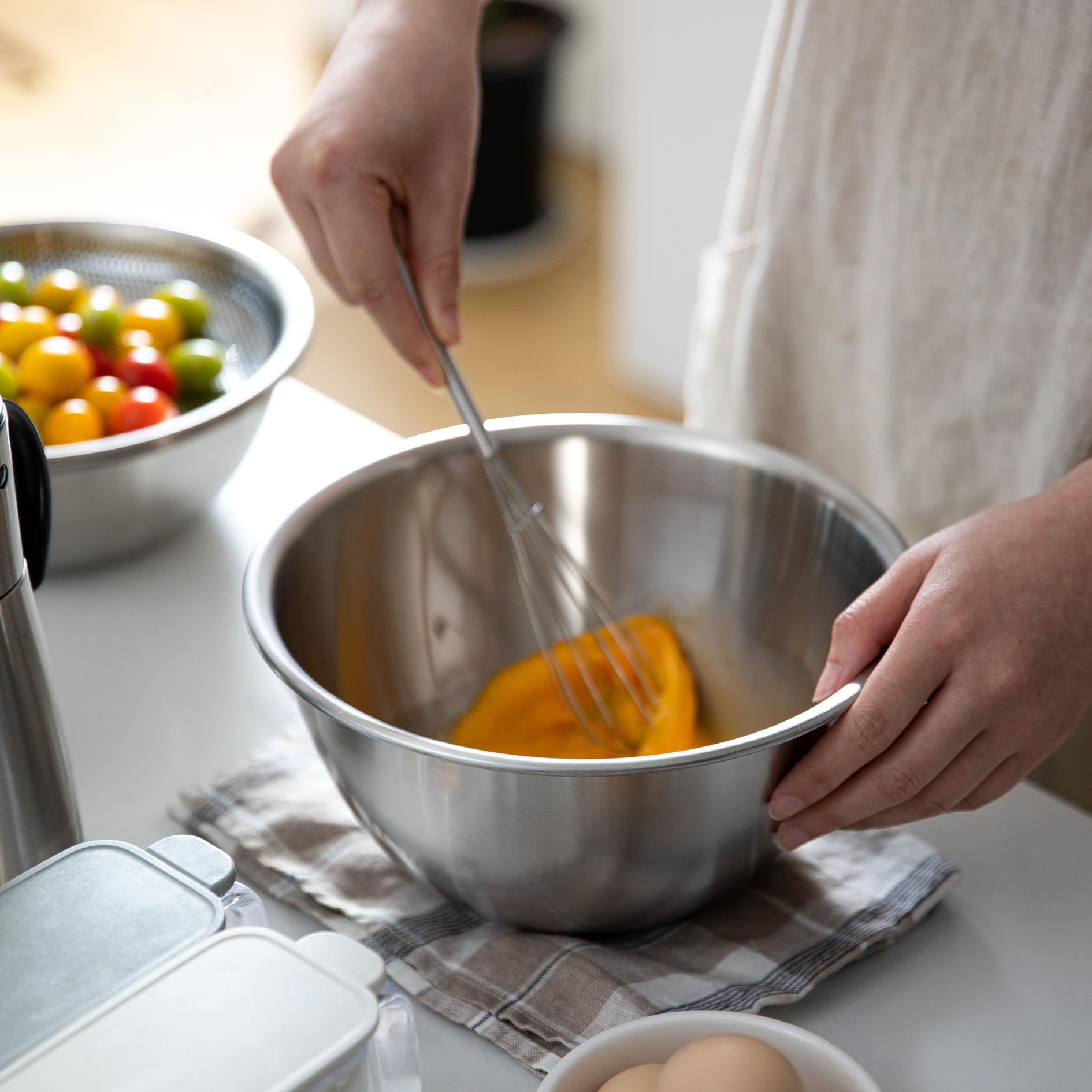 SHIMOYAMA Stainless Steel 3pc Bowl Set