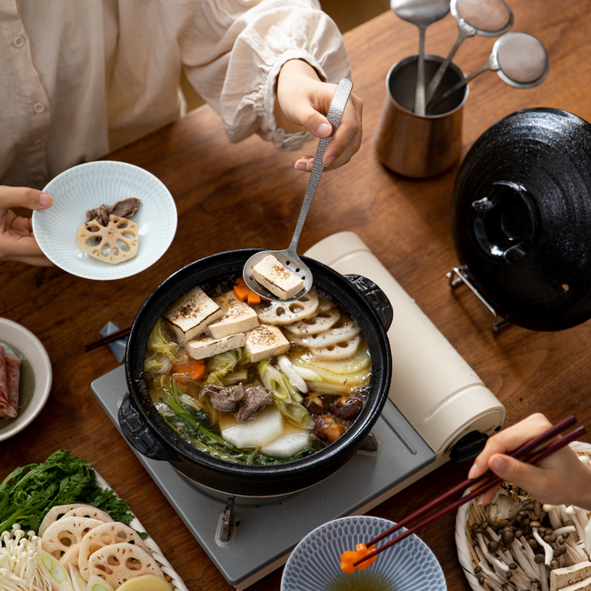 SHIMOYAMA Vanguard Bankoyaki Burnt Clay Pot Black