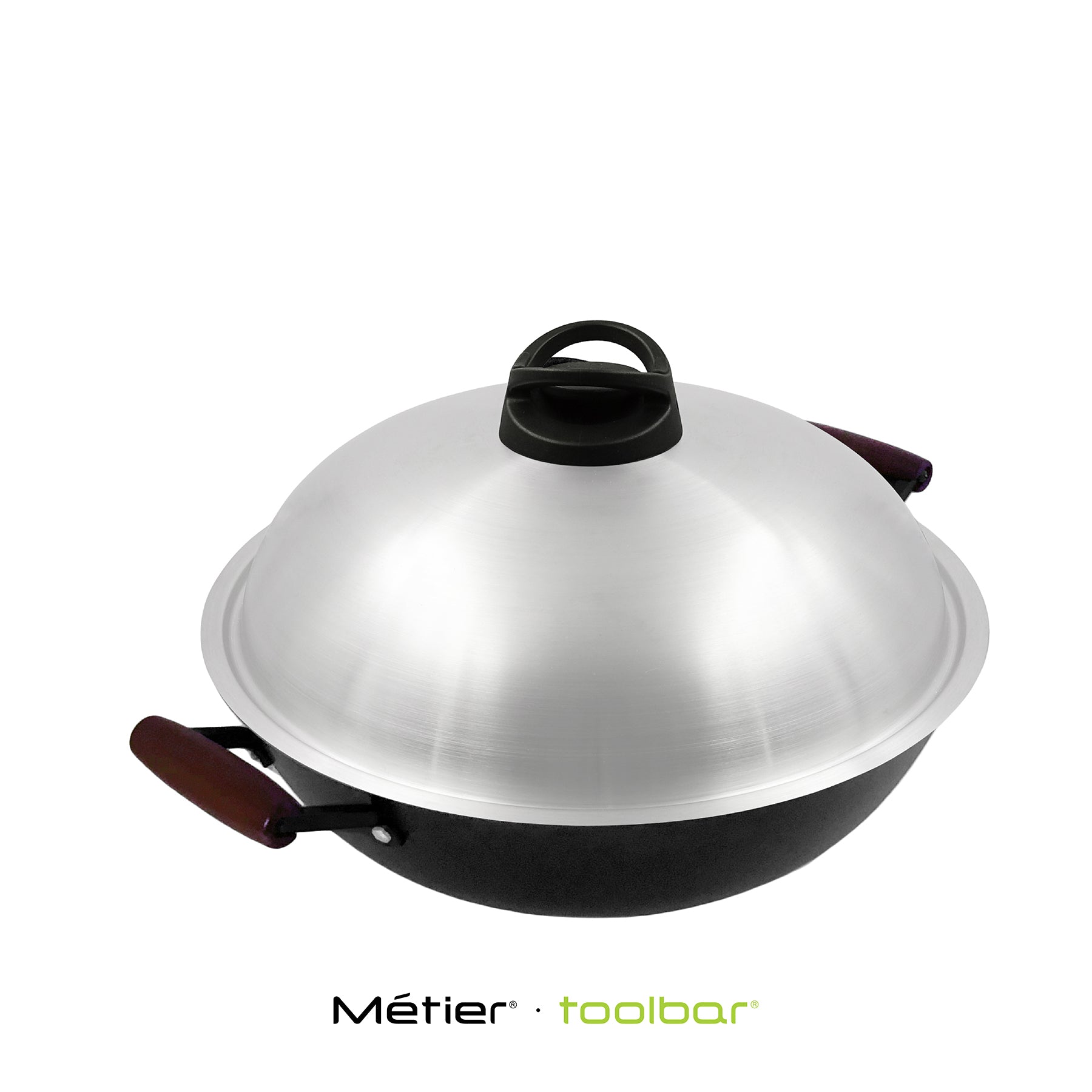 Metier Cast Iron Wok and Lid / 36cm