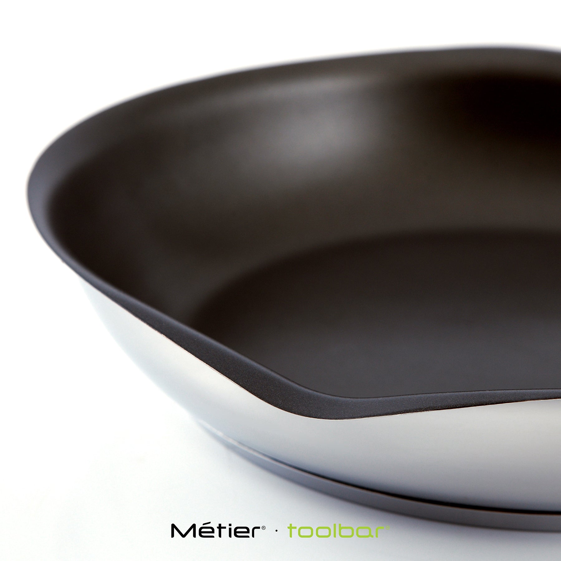 SPOUT 24CM FRYPAN 18/10 - Stainless Steel - PRE-ORDER NOW