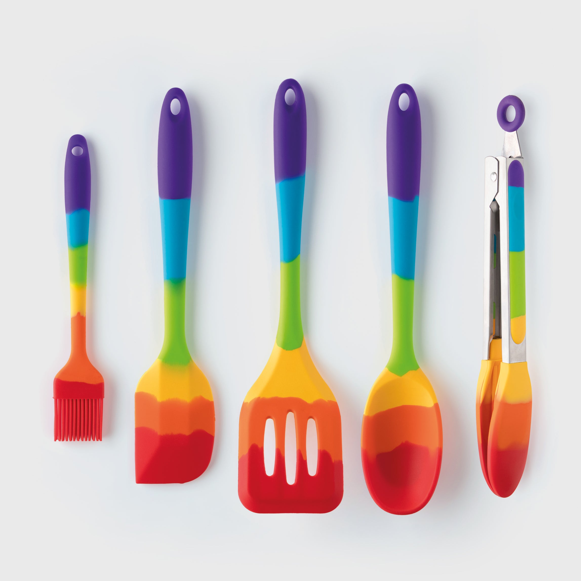 Taylor's Eye Witness - Silicone 5-Piece Silicone Kitchen Utensils Set - 4 Colour Options