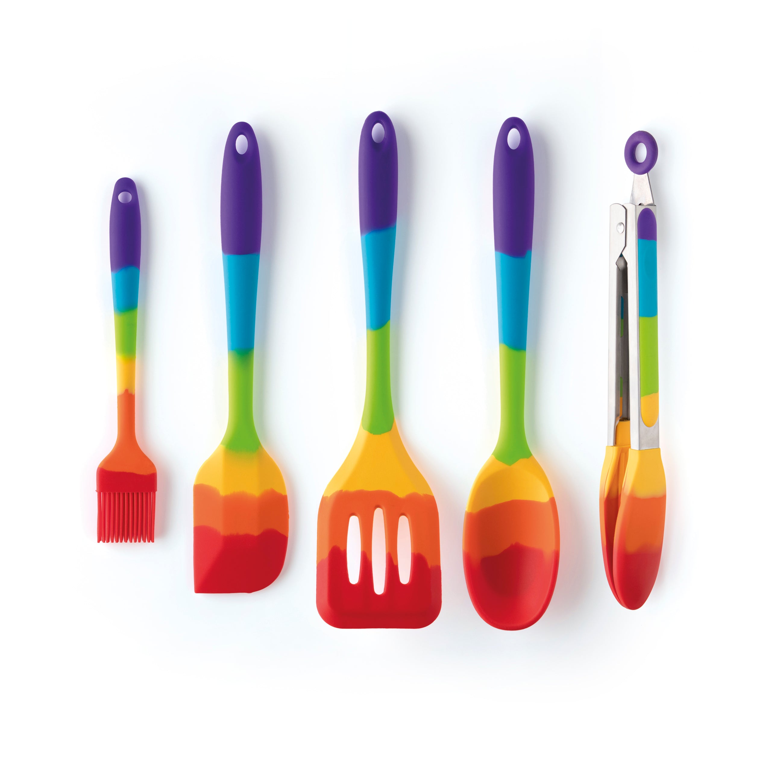 Taylor's Eye Witness - Silicone 5-Piece Silicone Kitchen Utensils Set - 4 Colour Options