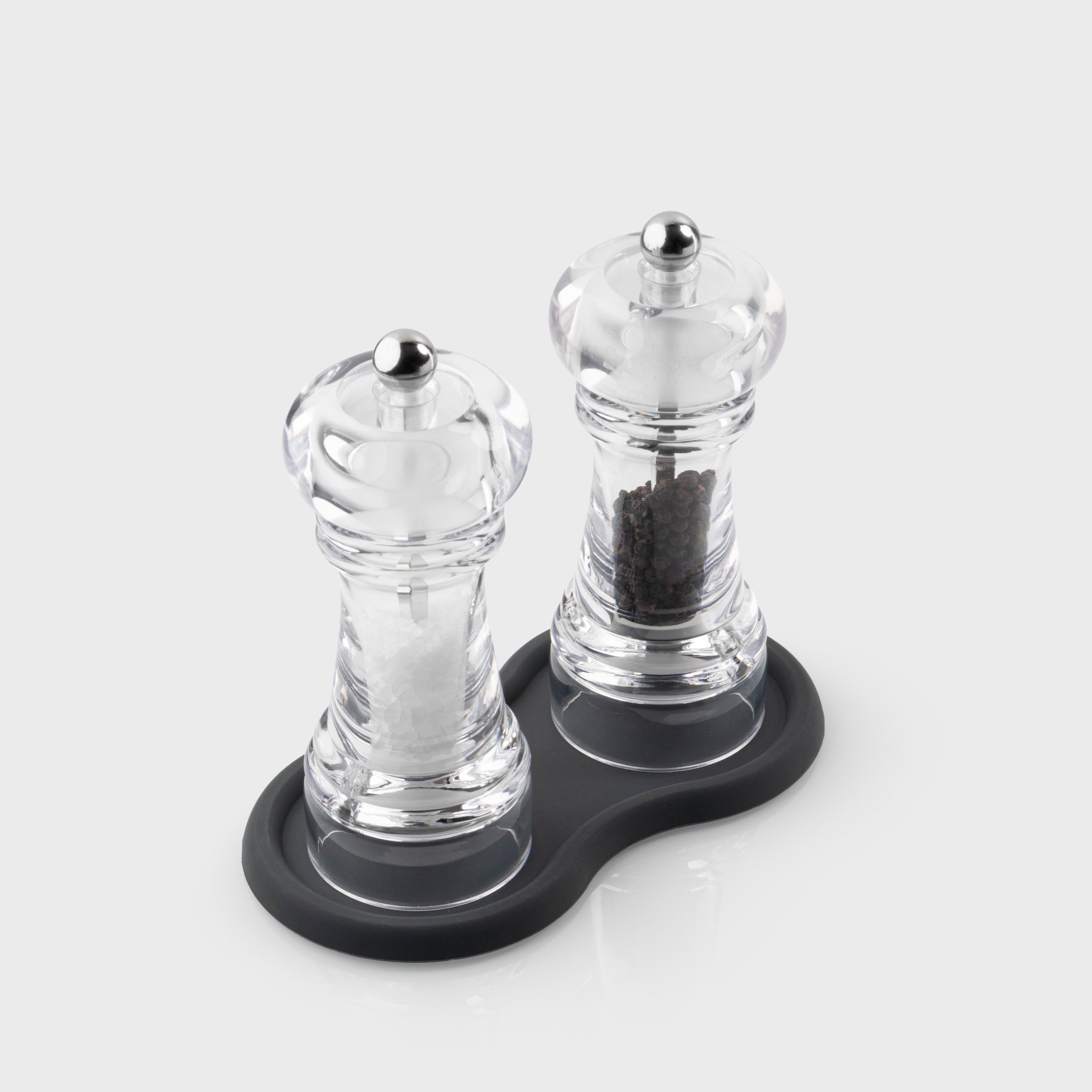 Taylor's Eye Witness - Silicone Salt & Pepper Mill and Bottle Stand - 3 Colours