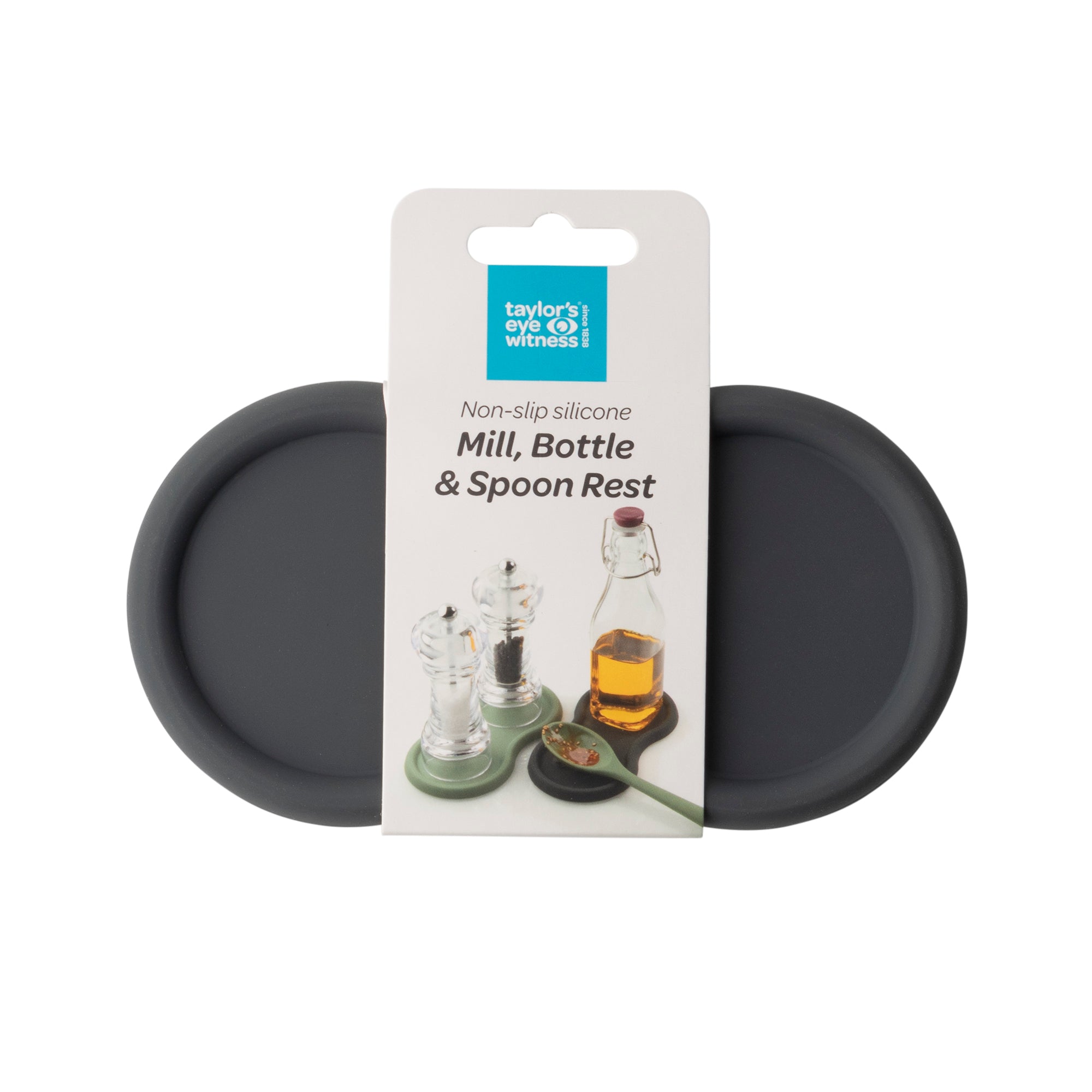 Taylor's Eye Witness - Silicone Salt & Pepper Mill and Bottle Stand - 3 Colours