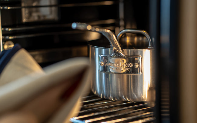 Samuel Groves Classic 16cm Tri-Ply Saucepan with Lid