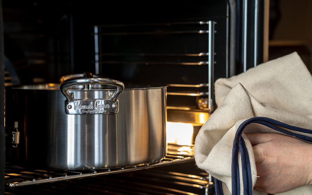 Samuel Groves Classic Tri-ply Stainless Steel Casserole Pan