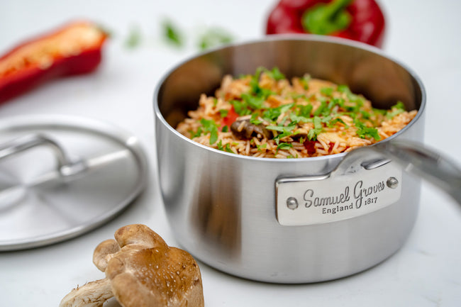 Samuel Groves Classic 16cm Tri-Ply Saucepan with Lid