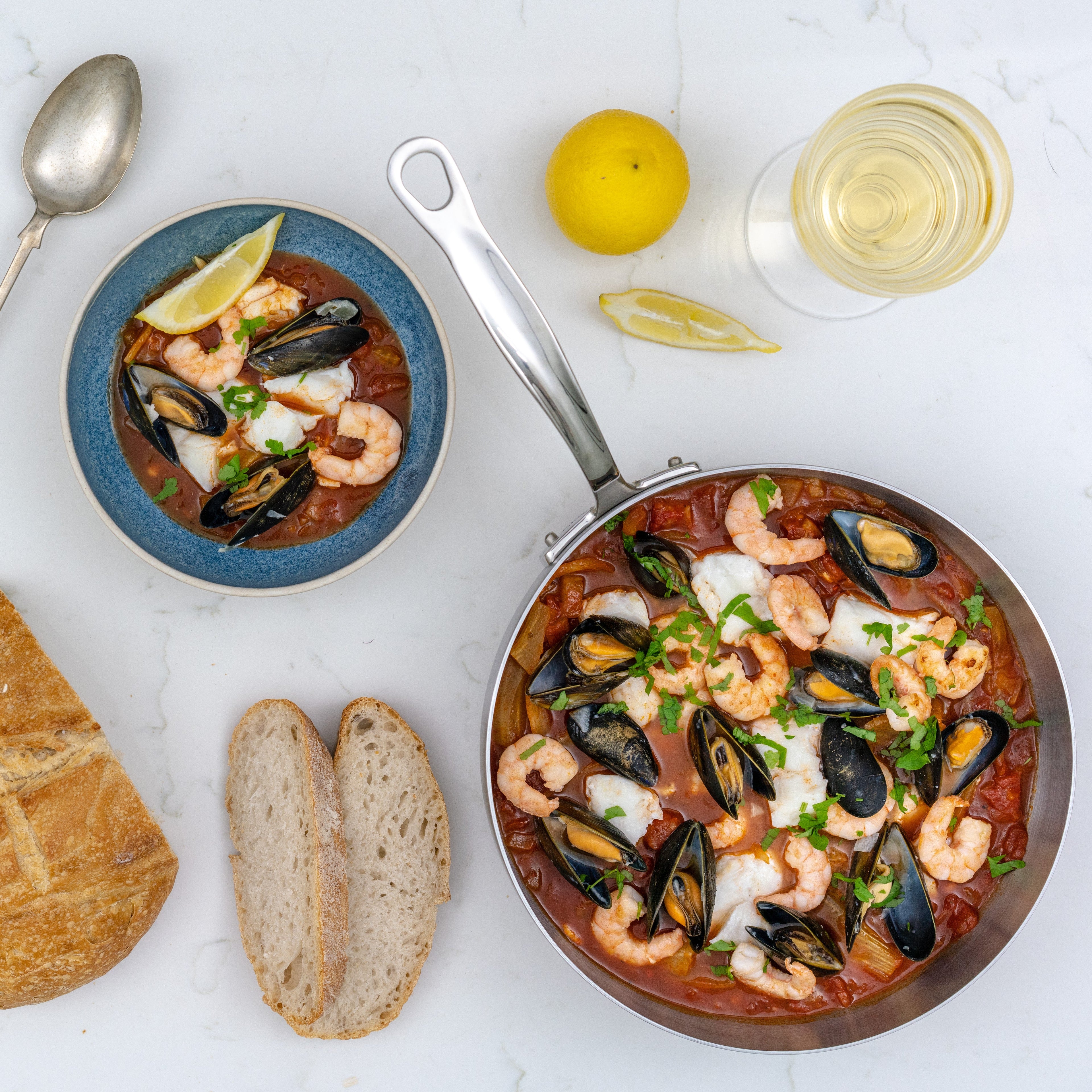 Samuel Groves Stainless Steel 3-ply Chef Pan