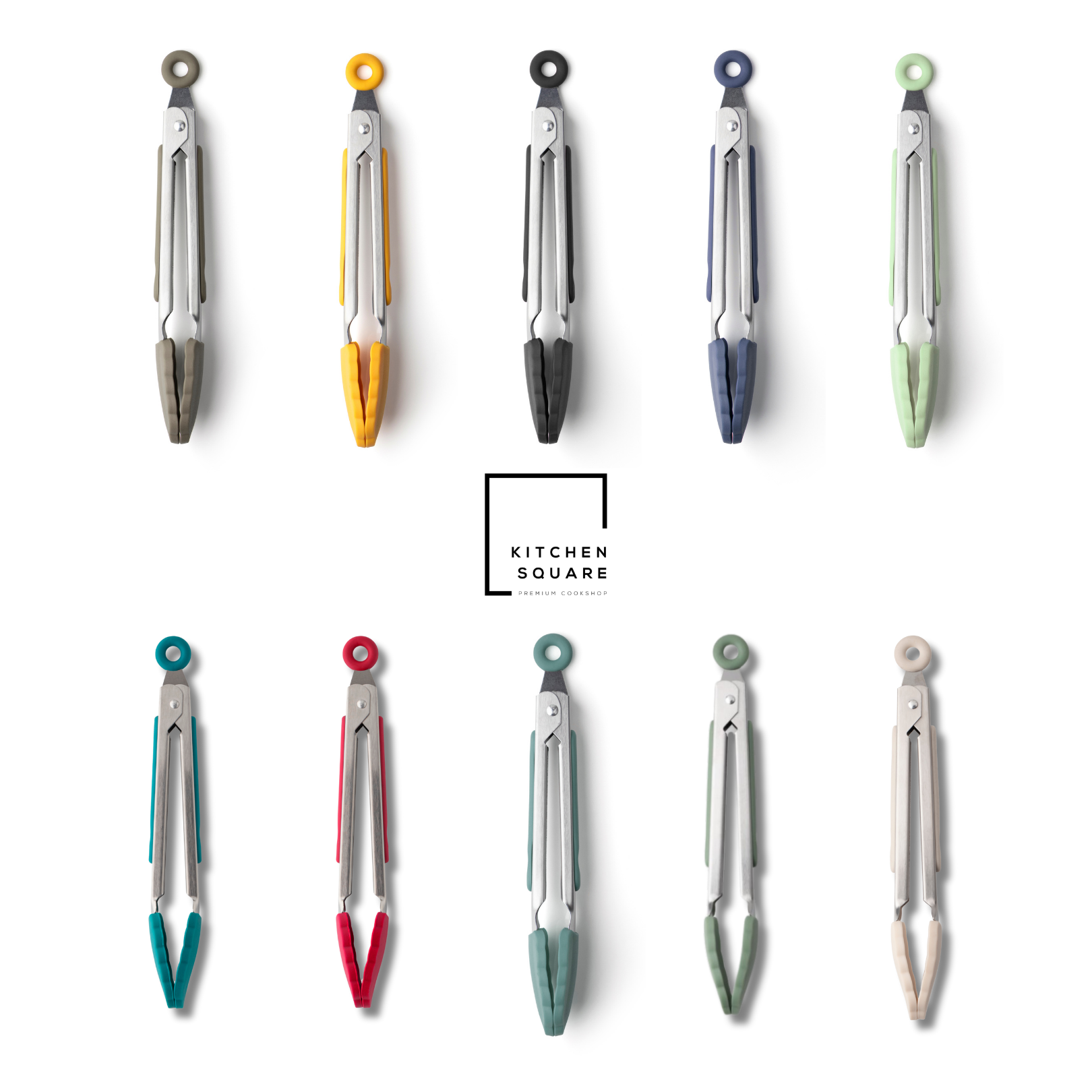 Taylor's Eye Witness - Mini Silicone Tongs 17cm - 12 Colours