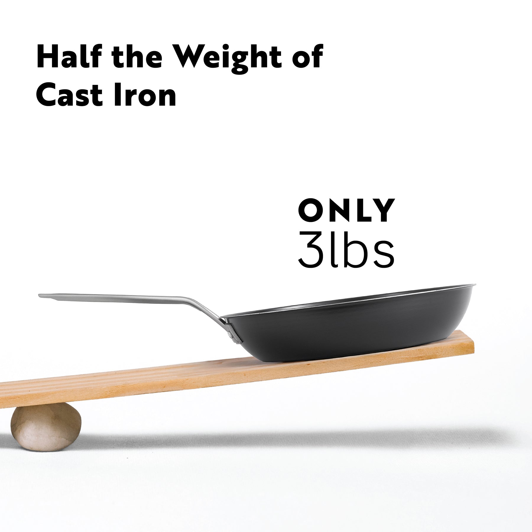 Procasa Pre-seasoned Tri-ply Carbon Steel Pan 30cm -PRE-ORDER