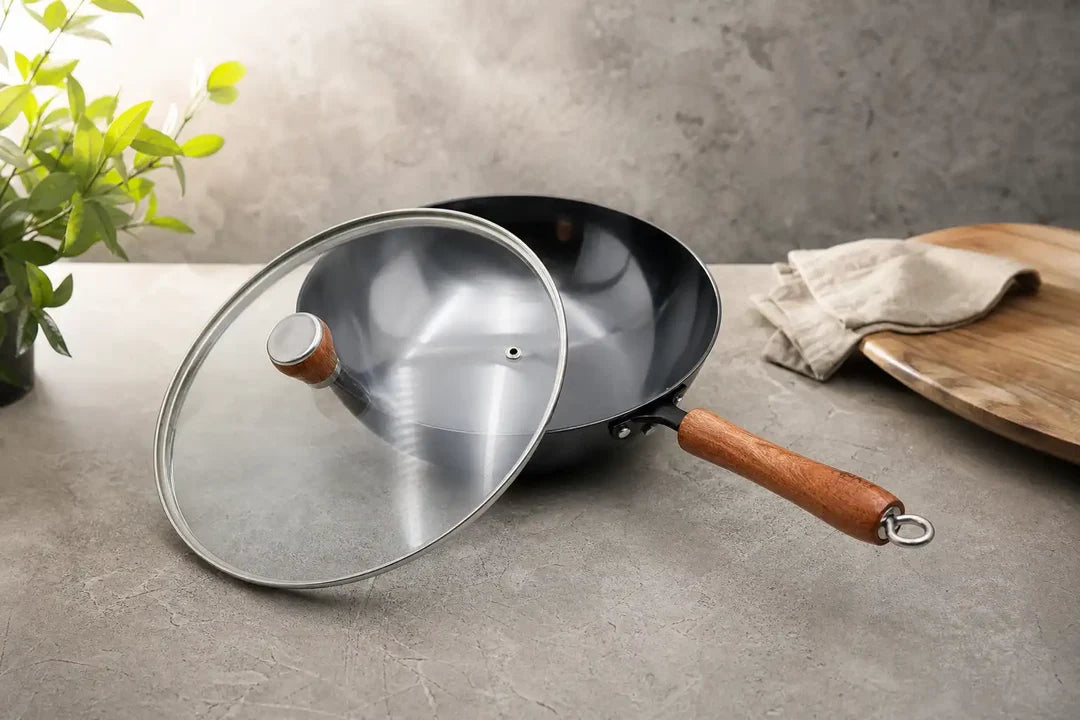 Durable Carbon Steel Woks for Authentic Cooking