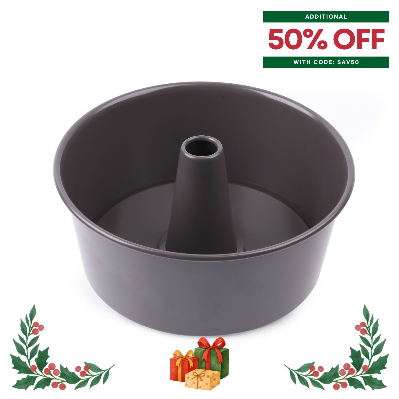 Artisan Series 10-Inch Non-stick Angel Food Cake Pan