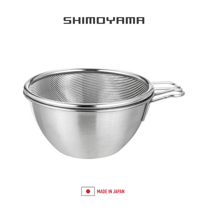 Shimoyama Mixing Bowl and Nesting Mesh Sieve / 2 Piece Set