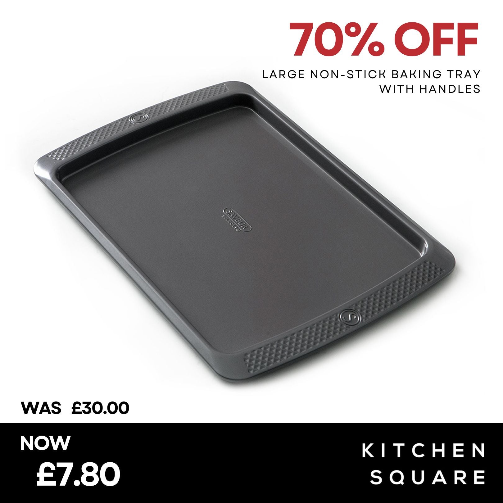 Artisan Series Non-stick Rimmed Baking Tray - 9"x13"