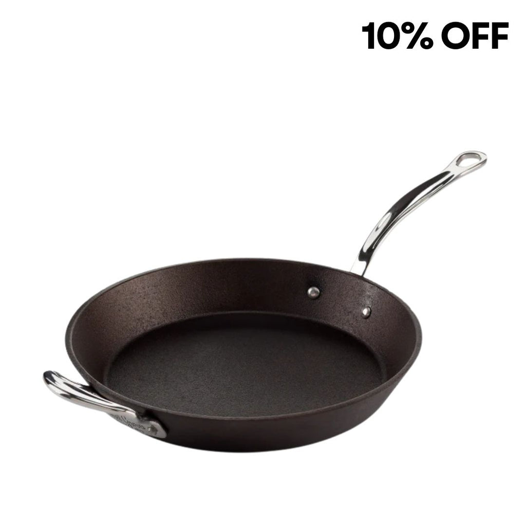 Samuel Groves Britannia 28cm Cast Iron Skillet Frypan