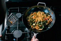 Saveur Selects NITRI-BLACK™ Carbon Steel Dual Handle WOK - 35cm / 14" - Voyage Series