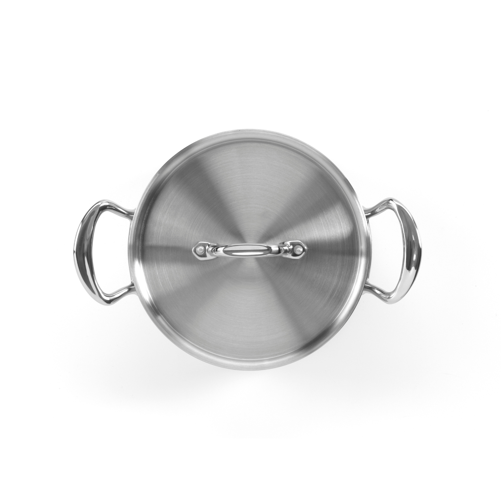 Samuel Groves Classic Stainless Steel Triply Sauté pan with Side Handles & Lid - 26cm