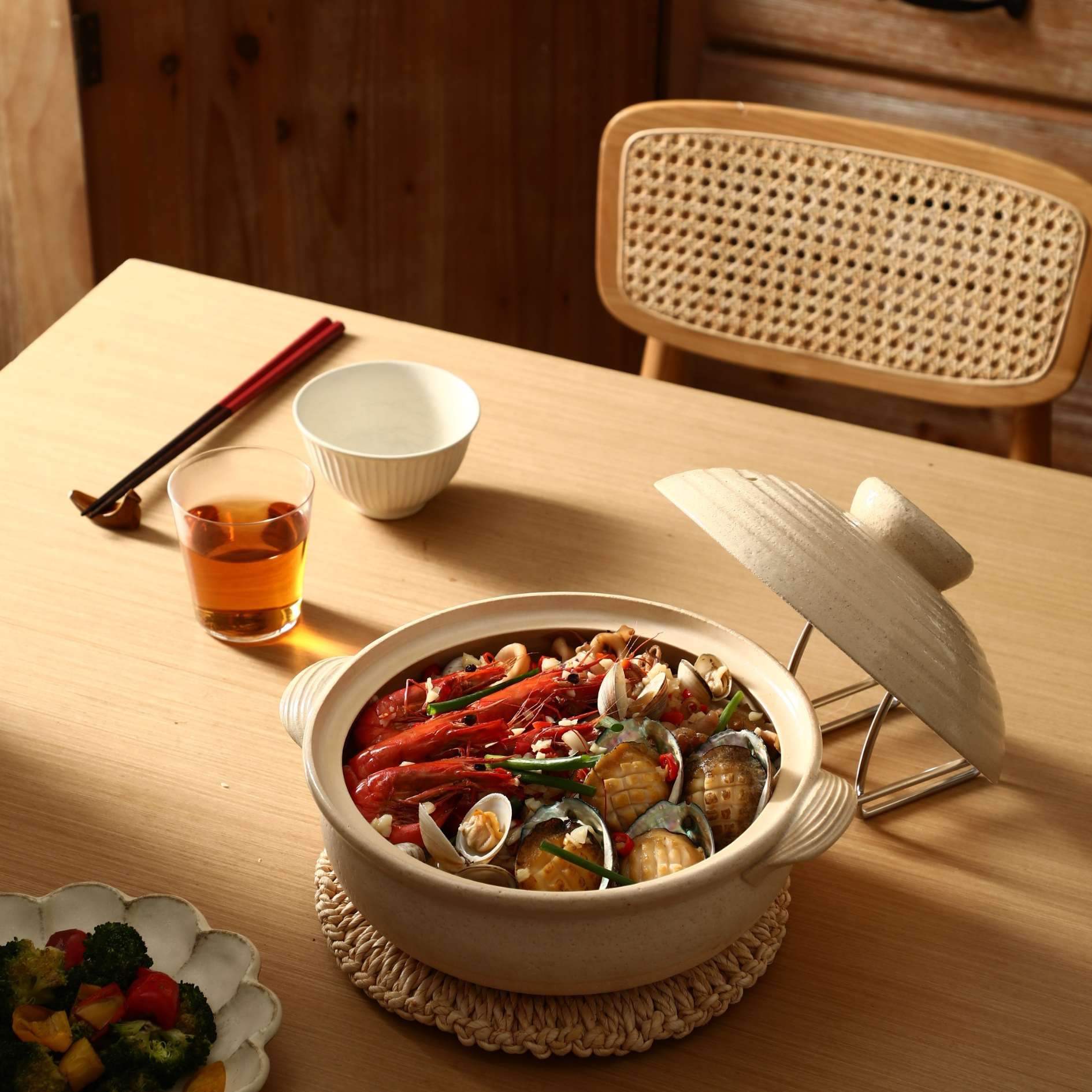SHIMOYAMA - Vanguard Bankoyaki Burnt Clay Pot White