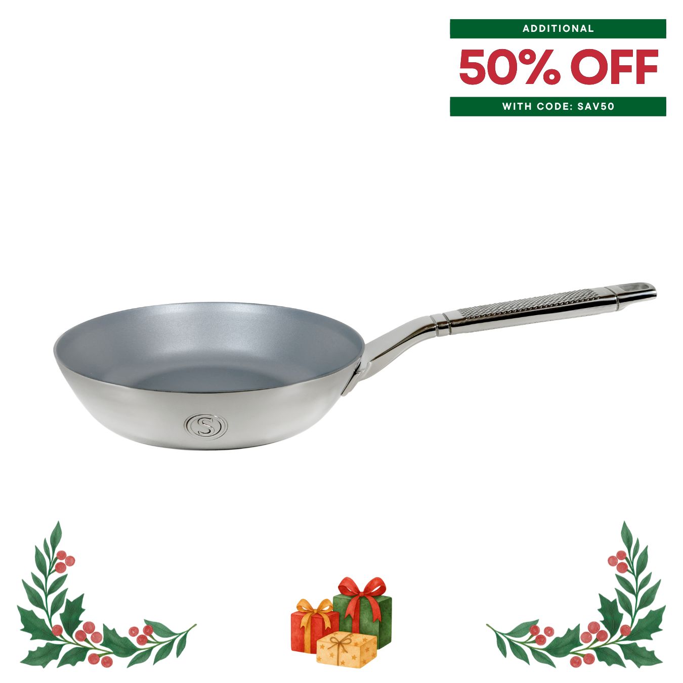 Saveur Selects Voyage Series Tri-ply Non-stick Fry Pan - 20cm