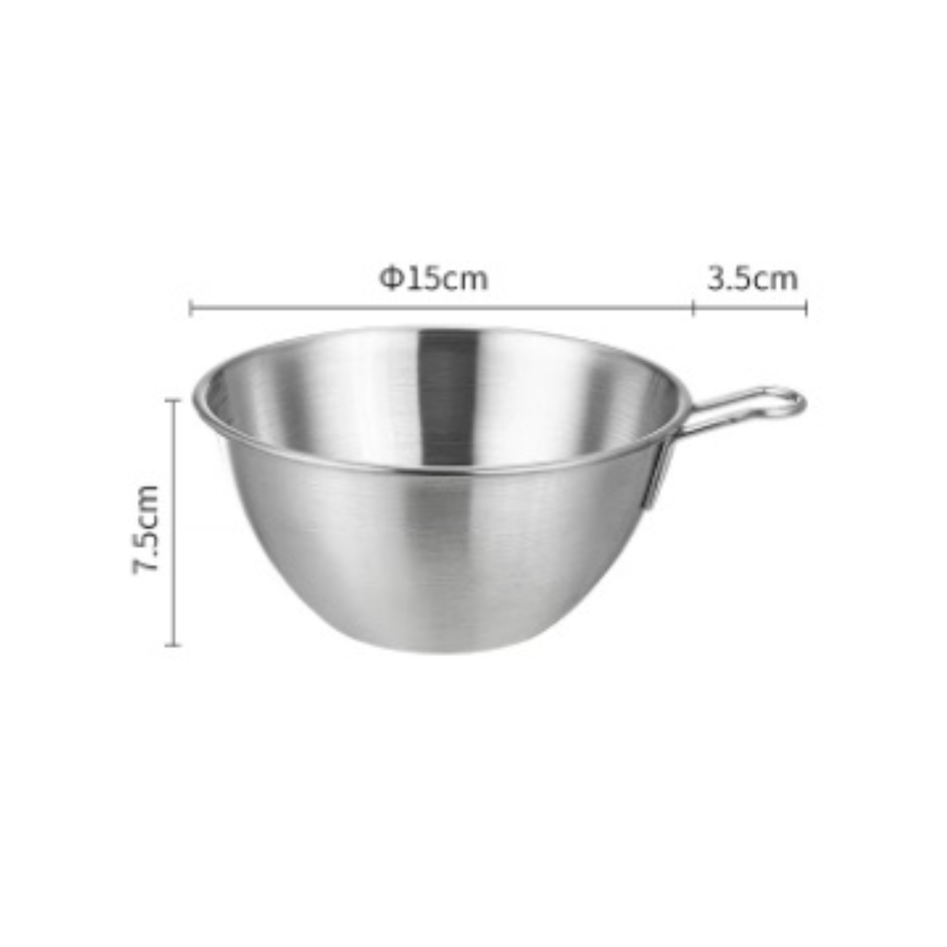 SHIMOYAMA Mixing bowl with handle + Nesting Mesh Sieve - 2pc Set