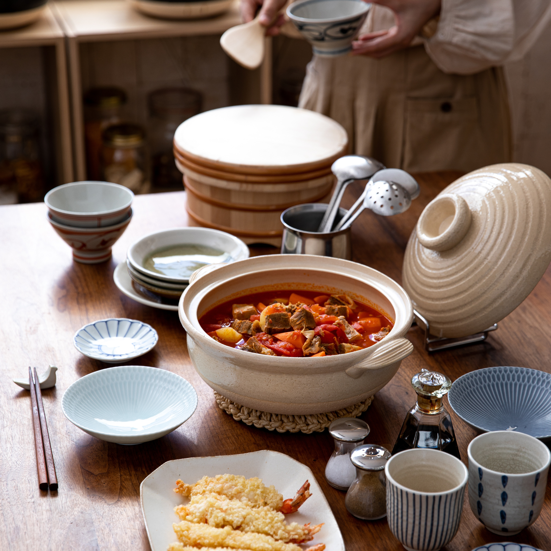 SHIMOYAMA - Vanguard Bankoyaki Burnt Clay Pot White