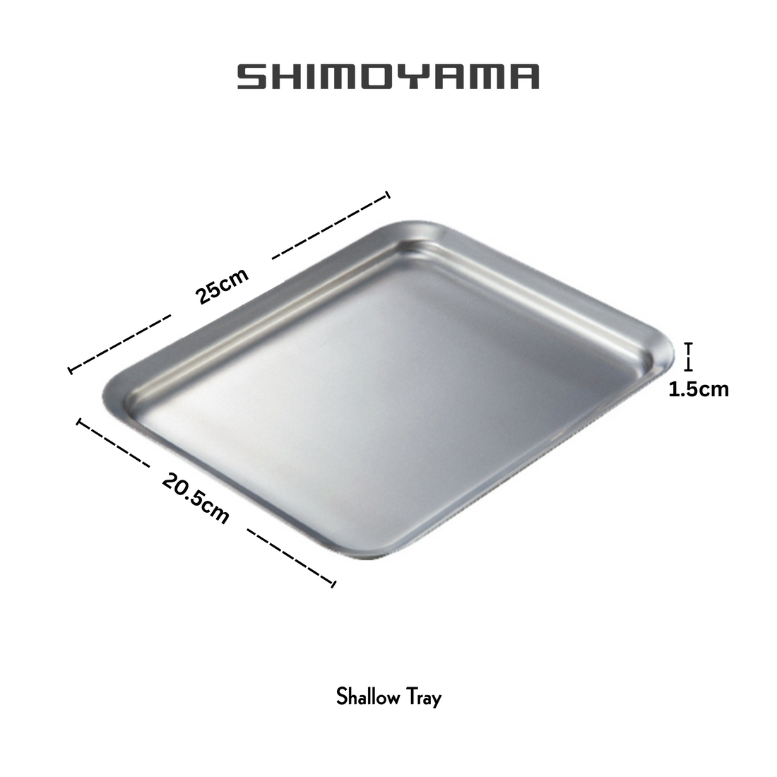 Shimoyama Nesting Stainless Steel Tray / 3 Piece Set