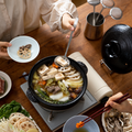 SHIMOYAMA Vanguard Bankoyaki Burnt Clay Pot Black