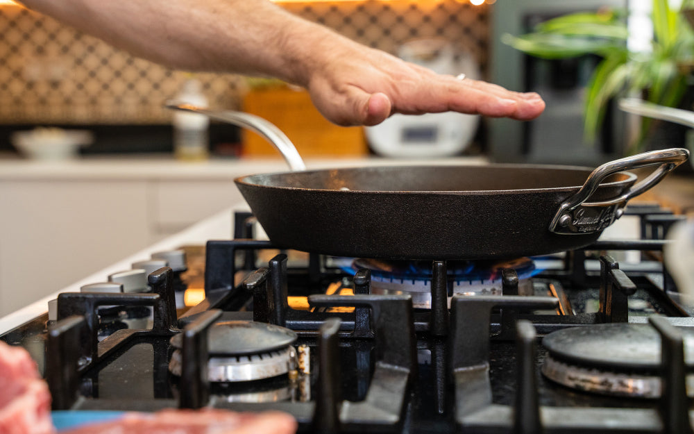 Samuel Groves Britannia 28cm Cast Iron Skillet Frypan