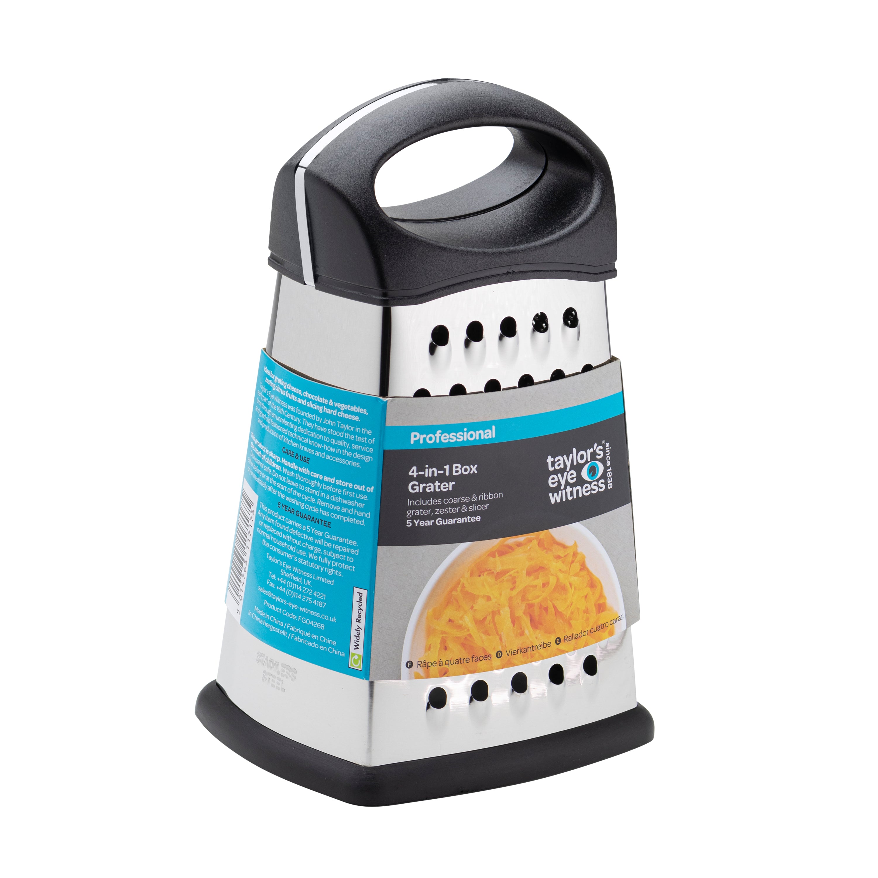 Taylor's Eye Witness - 4-Sided Box Grater