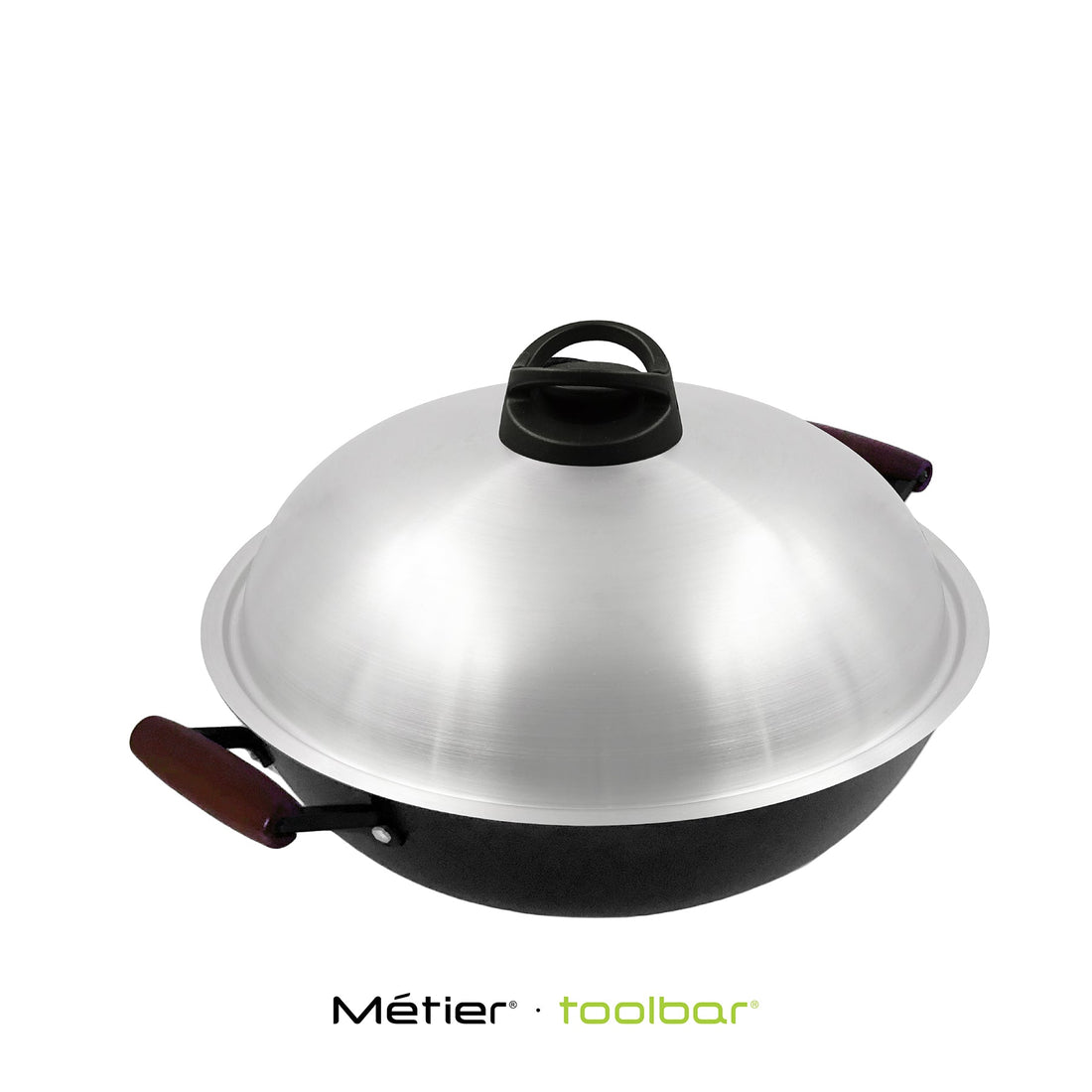 Metier Cast Iron Wok and Lid / 36cm