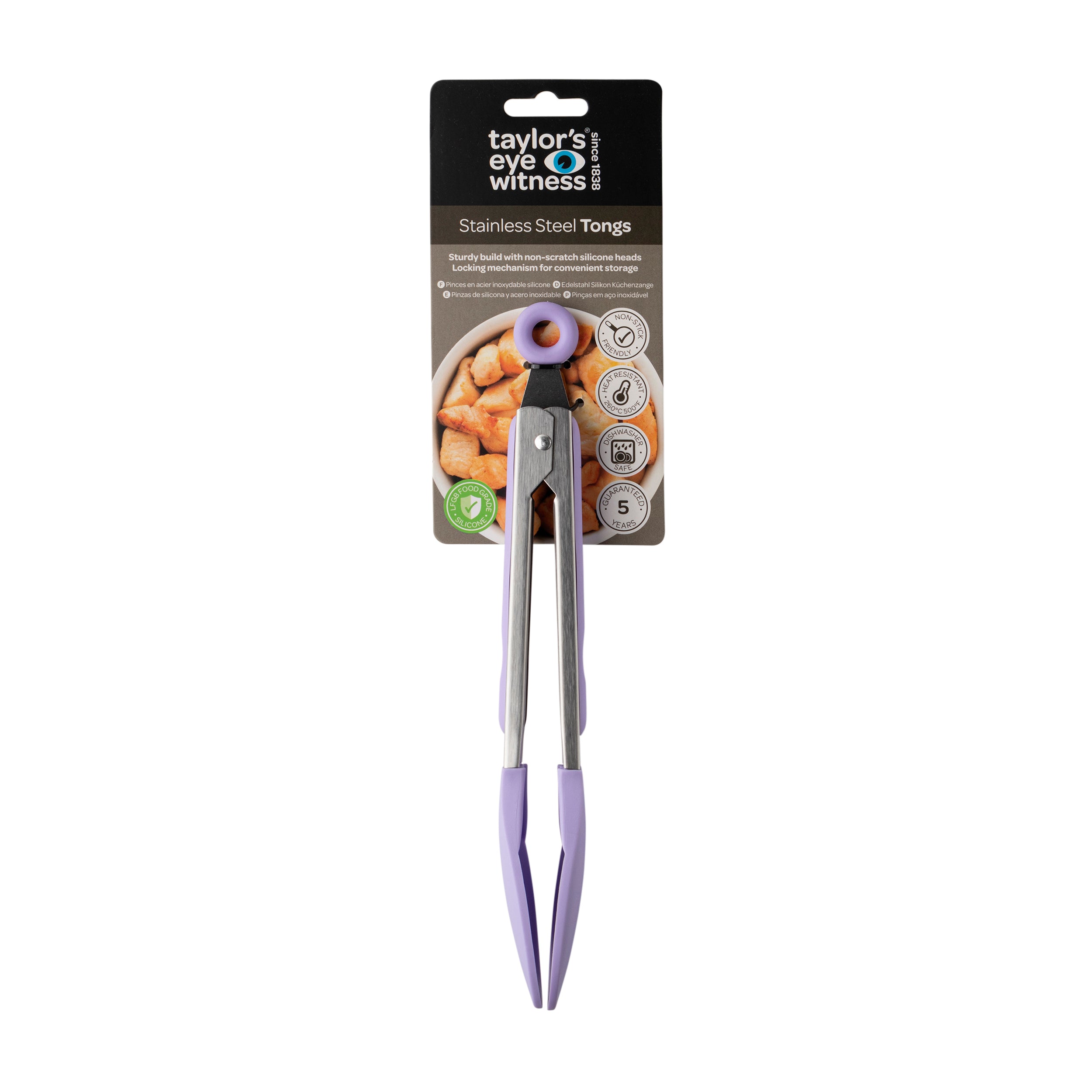 Taylor's Eye Witness - Stainless Steel Tongs (13 Colours)