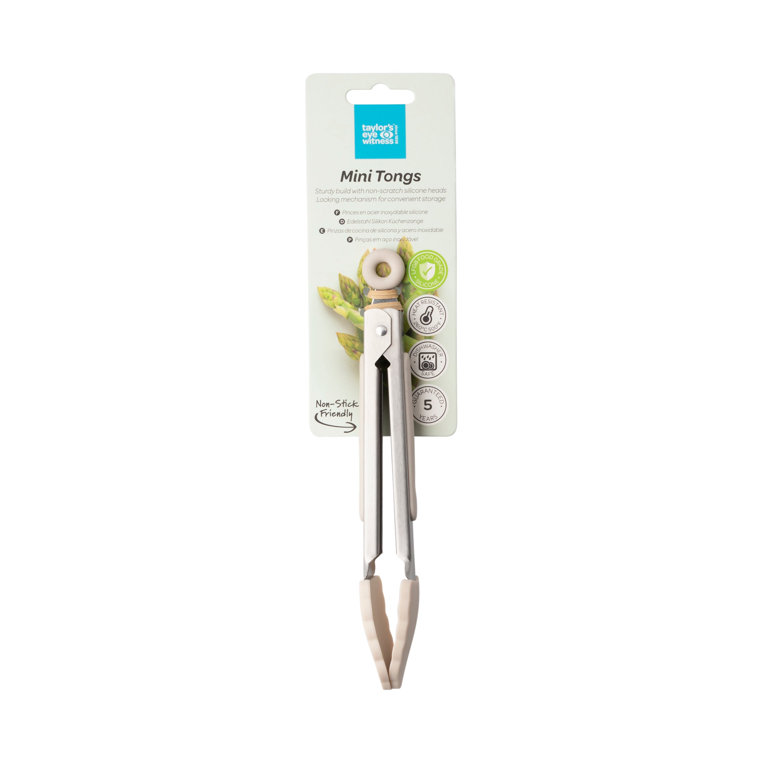 Taylor's Eye Witness - Mini Silicone Tongs 17cm - 12 Colours