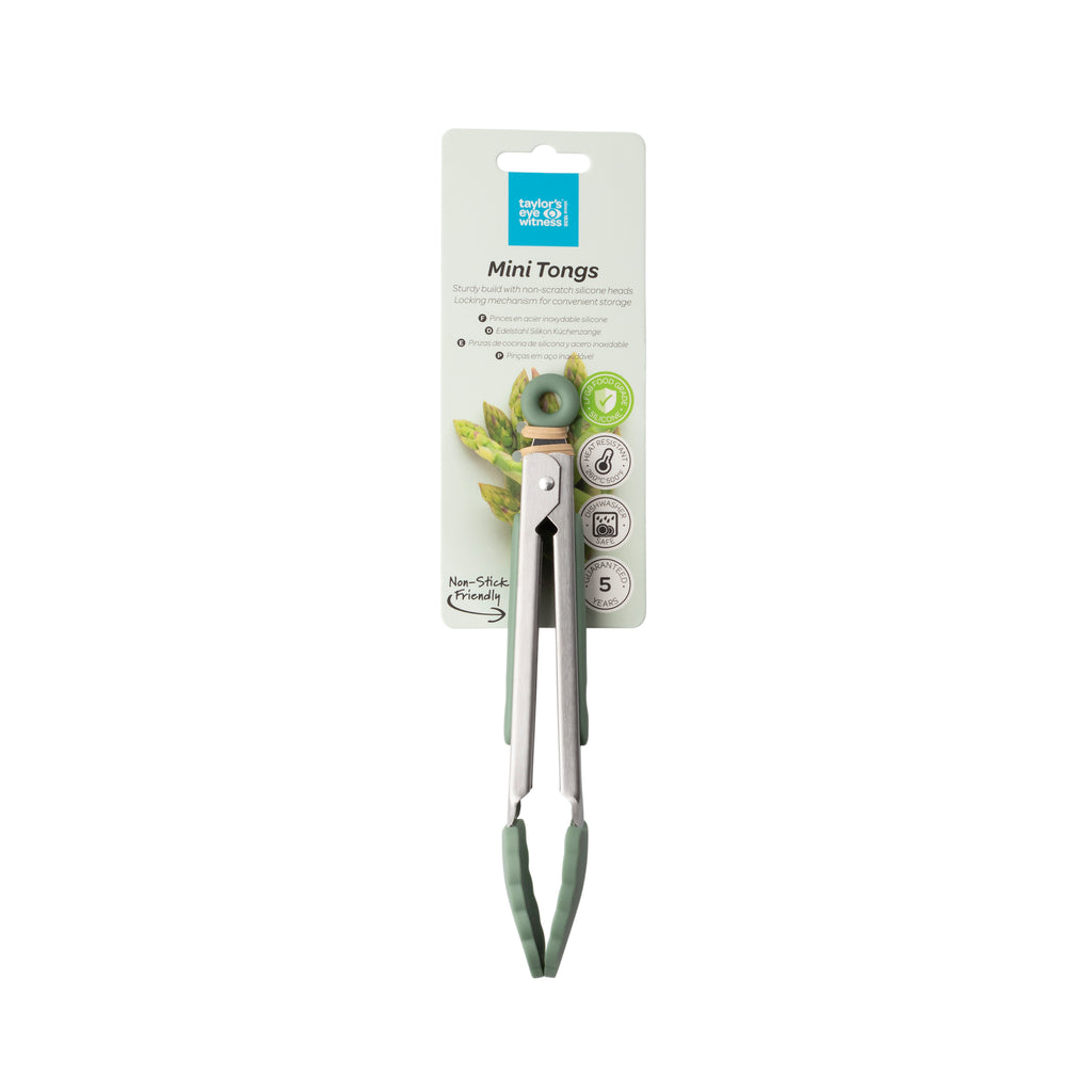 Taylor's Eye Witness - Mini Silicone Tongs 17cm - 12 Colours