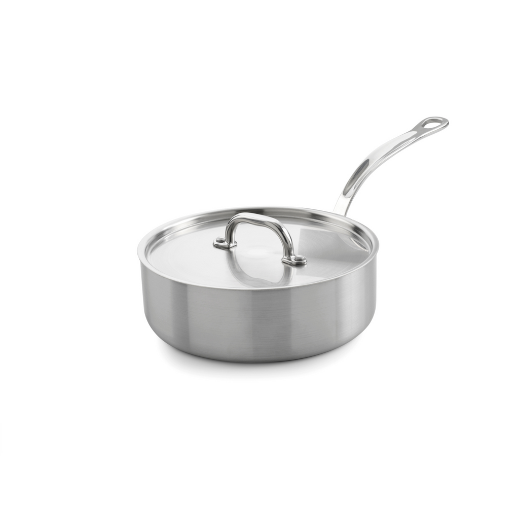 Samuel Groves Stainless Steel Triply Sauté Pan - 16cm