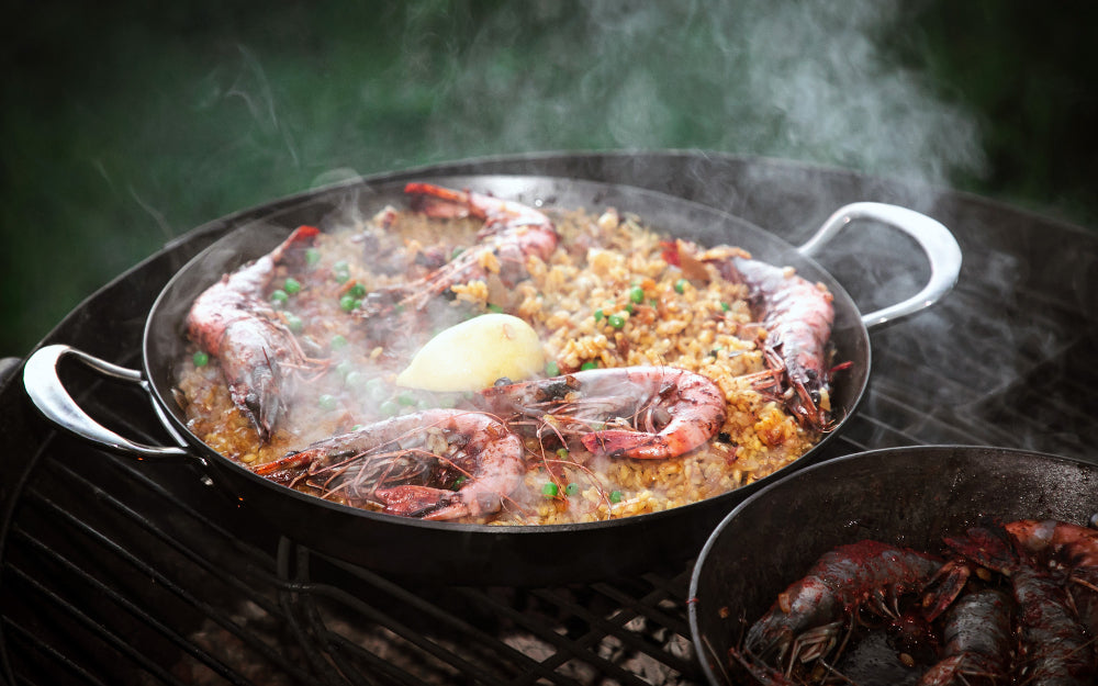 Samuel Groves Seasoned Carbon Steel 12” / 30cm Paella Pan