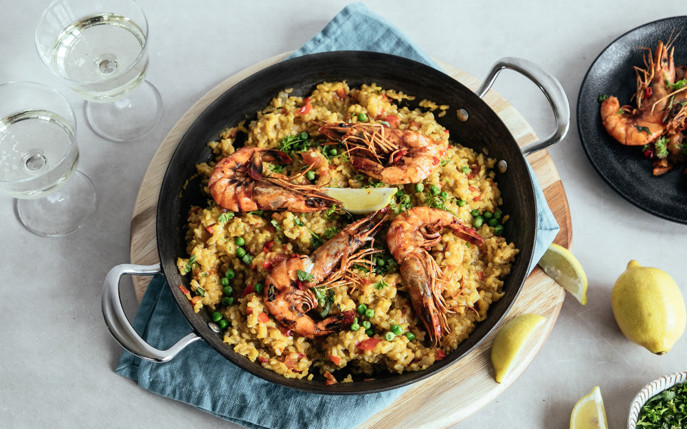Samuel Groves Seasoned Carbon Steel 12” / 30cm Paella Pan