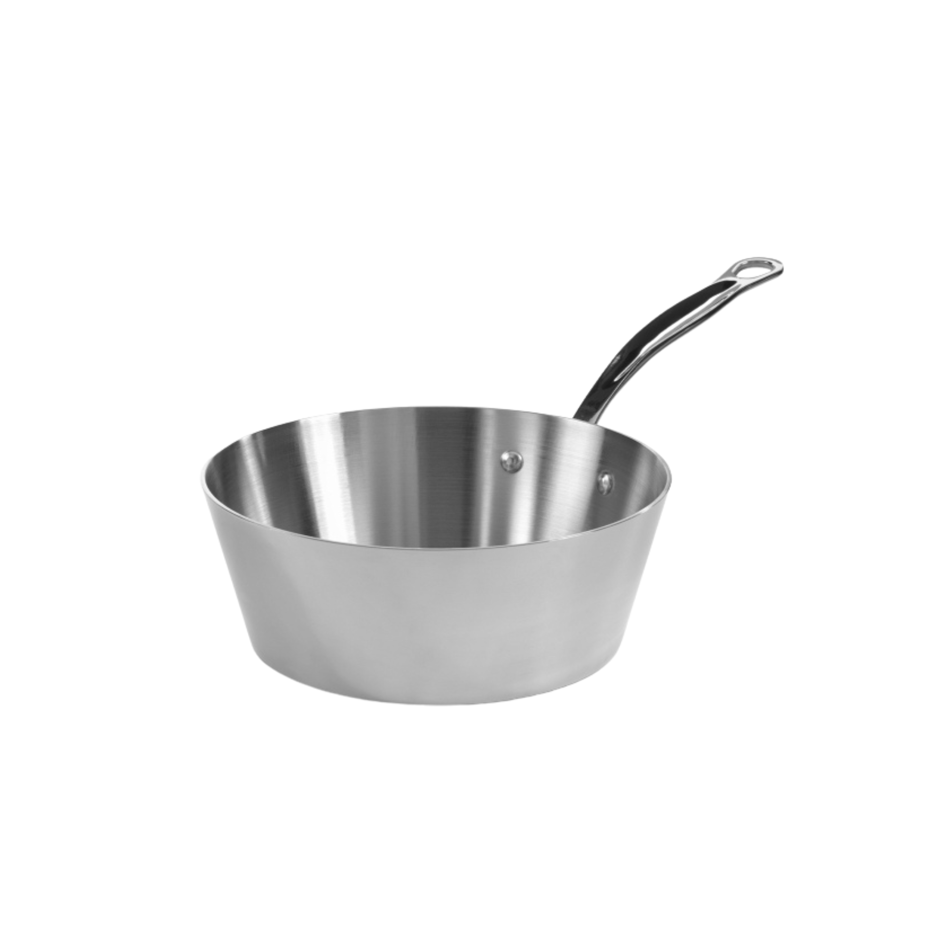 Samuel Groves Classic Stainless Steel Triply Tapered Saucepan - 22cm