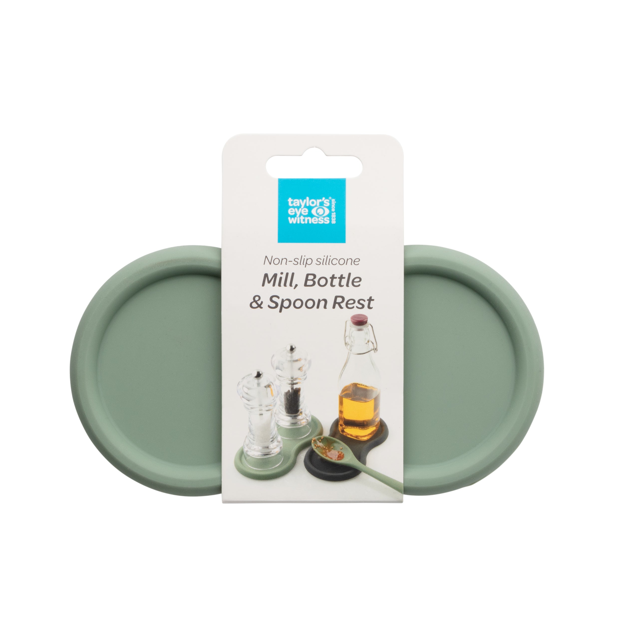 Taylor's Eye Witness - Silicone Salt & Pepper Mill and Bottle Stand - 3 Colours