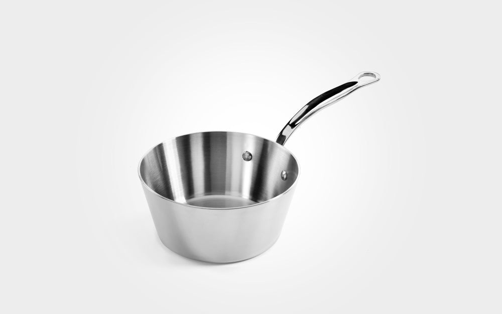 Samuel Groves Classic Stainless Steel Triply Tapered Saucepan - 16cm