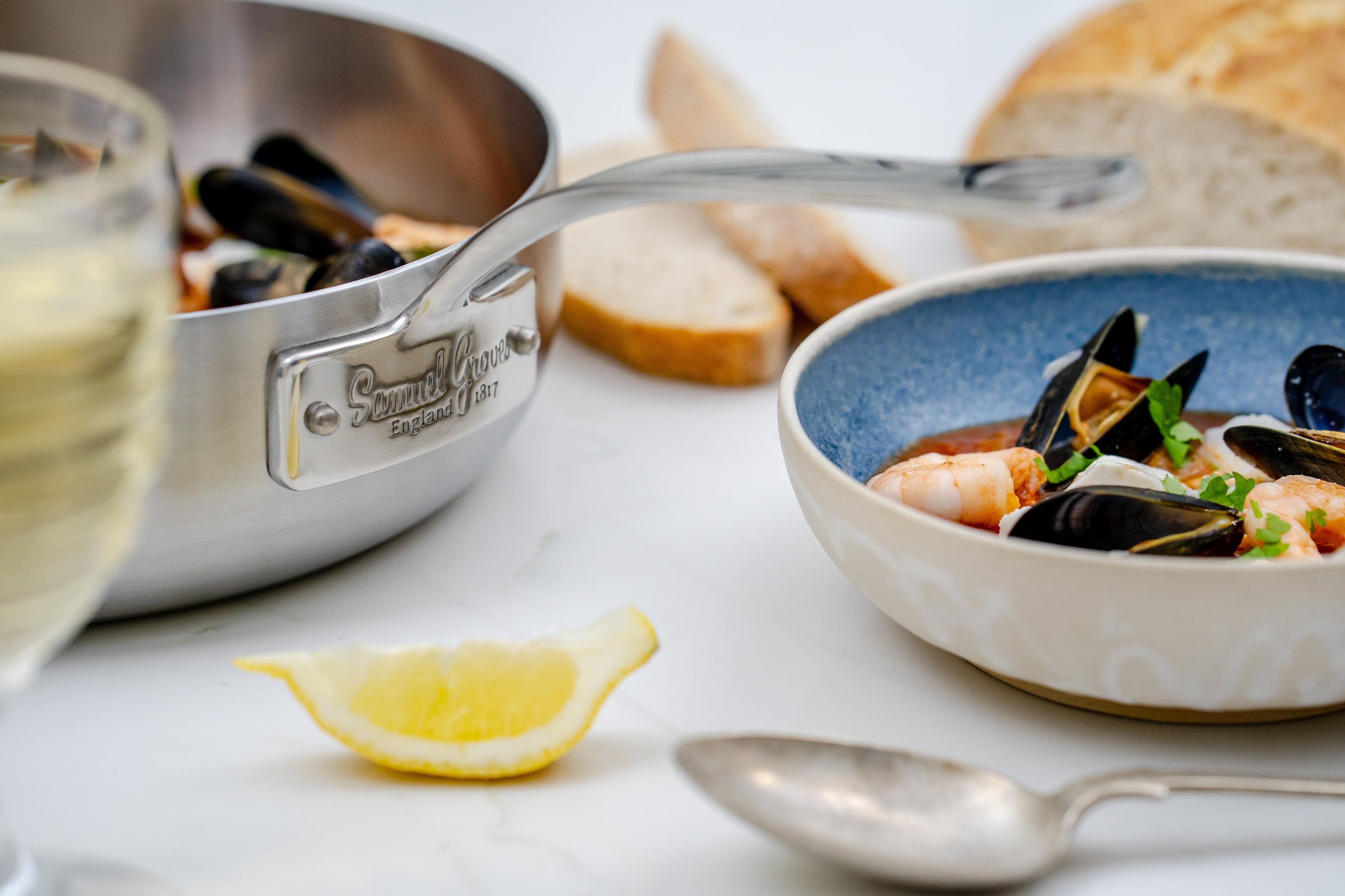 Samuel Groves Classic Tri-Ply Chef Pan - 28cm