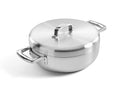 Samuel Groves Urban Series 26cm Non-stick Triply Chefs Pan with Domed Lid