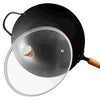 Minotedo NITRI-BLACK™ Carbon Steel WOK - 33cm