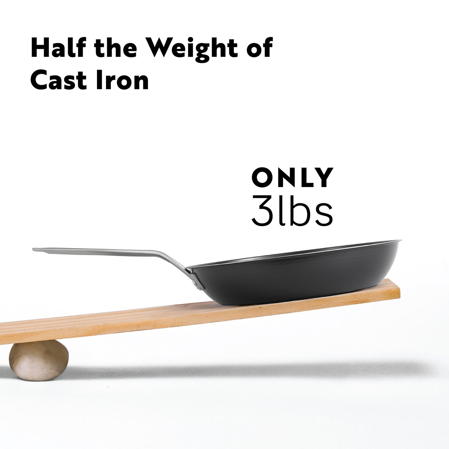 Procasa Pre-seasoned Tri-ply Carbon Steel Pan 30cm -PRE-ORDER
