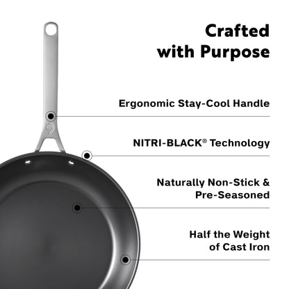 Procasa Pre-seasoned Tri-ply Carbon Steel Pan 30cm -PRE-ORDER
