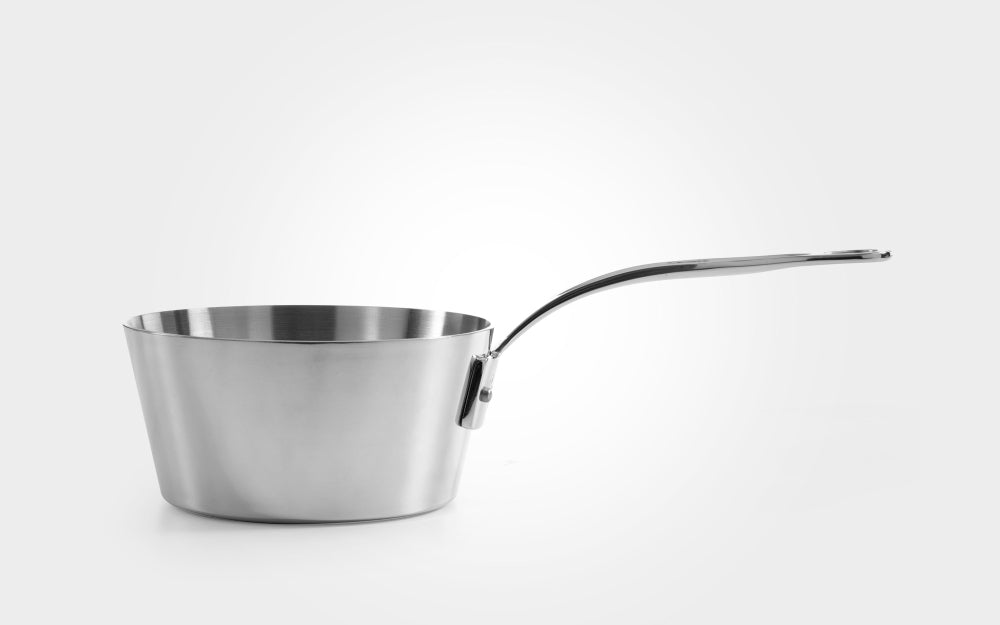 Samuel Groves Classic Stainless Steel Triply Tapered Saucepan - 16cm