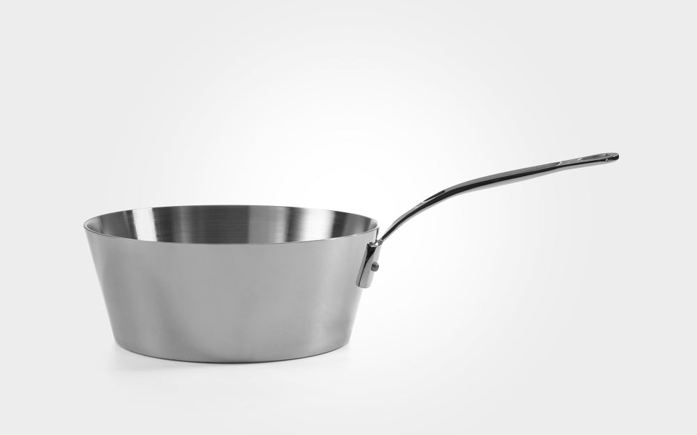 Samuel Groves Classic Stainless Steel Triply Tapered Saucepan - 22cm