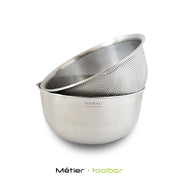 Toolbar Stainless Steel Mixing Bowl with Colander - Kitchen Square